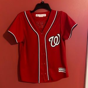 MLB WASHINGTON NATIONALS BRYCE HARPER #34 WOMENS JERSEY SIZE M